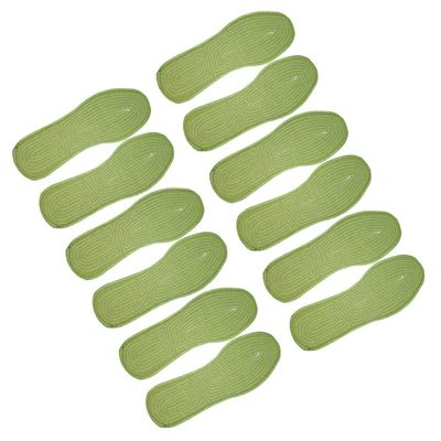 20pairs Breathable Cotton Insoles for Men and Women Absorption Shoe Pads for All Shoe Types Comfortable Foot Cushions for Sweat Reduction and