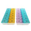 2 Pack Am Pm 7 Day Pill Box Organizer Medicine Tablet Daily Vitamin Case Holder view 3