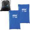 Chattanooga ColPac, Reusable Gel Ice Pack for Knee, Arm, Elbow, Shoulder, Back - Aches, Swelling, Bruises, Sprains, Inflammation, Half Size 2 Pack Bundle, Blue Vinyl, with a Lumintrail Bag view 1