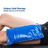 Chattanooga ColPac, Reusable Gel Ice Pack for Knee, Arm, Elbow, Shoulder, Back - Aches, Swelling, Bruises, Sprains, Inflammation, Half Size 2 Pack Bundle, Blue Vinyl, with a Lumintrail Bag view 2