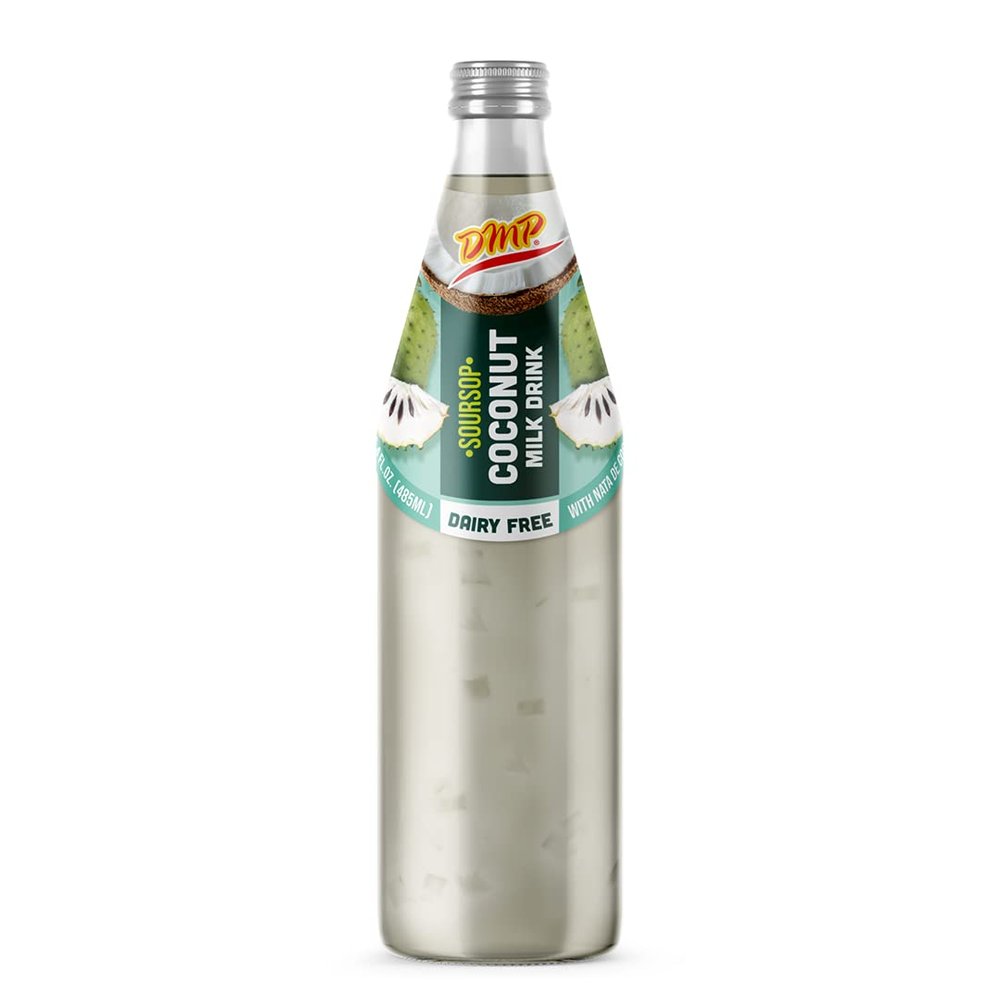 De Mi Pais Leche de Coco Sabor a Guanbana con Pulpa 16.4oz / Soursop Flavored Coconut Milk with Pulp 16.4oz (6)