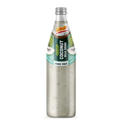 De Mi Pais Leche de Coco Sabor a Guanbana con Pulpa 16.4oz / Soursop Flavored Coconut Milk with Pulp 16.4oz (12)
