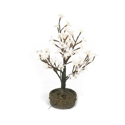 Bright Baum Bonsai Juno Cherry Blossom LED Tree 2' Warm Light