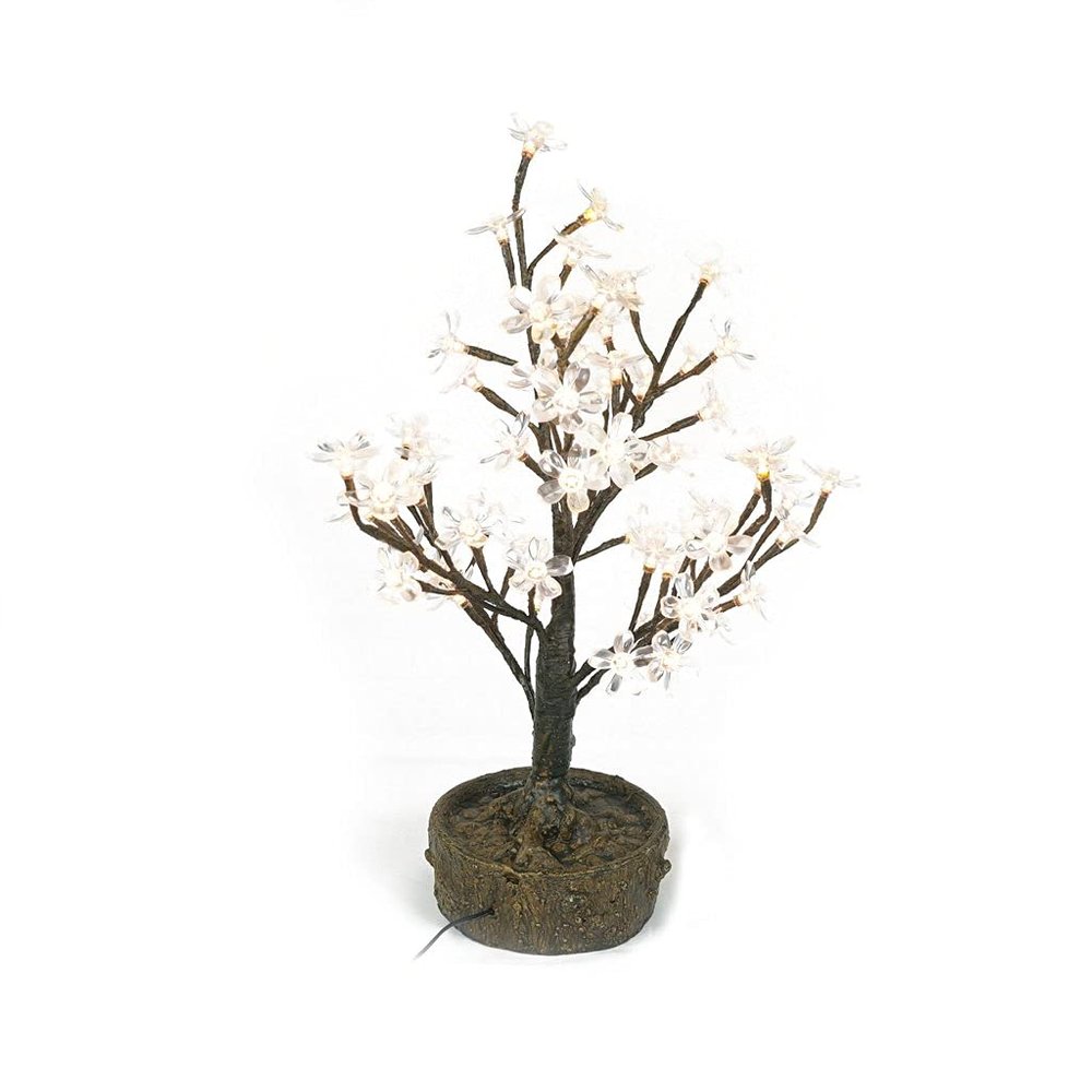 Bright Baum Bonsai Juno Cherry Blossom LED Tree 2' Warm Light