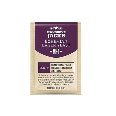 Beer Yeast 10g Craft Beer Making Yeast Fermentation Yeast Oenology Products Home Brewing Beer Products (M84 Bohemian lager, 1 pcs)
