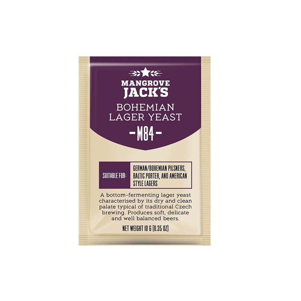 Beer Yeast 10g Craft Beer Making Yeast Fermentation Yeast Oenology Products Home Brewing Beer Products (M84 Bohemian lager, 1 pcs)