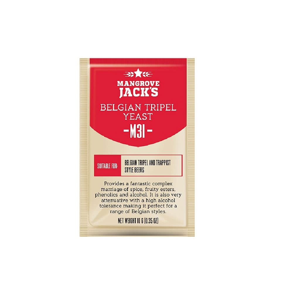 Beer Yeast 10g Craft Beer Making Yeast Fermentation Yeast Oenology Products Home Brewing Beer Products (M31 Belgian tripel, 1 pcs)
