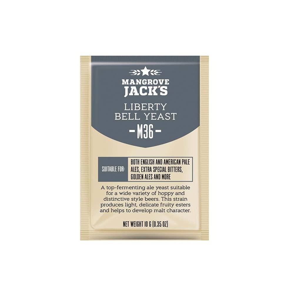 Beer Yeast 10g Craft Beer Making Yeast Fermentation Yeast Oenology Products Home Brewing Beer Products (M36 Liberty bell, 1 pcs)