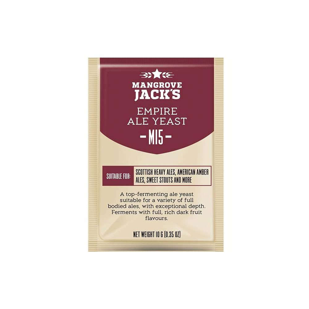 Beer Yeast 10g Craft Beer Making Yeast Fermentation Yeast Oenology Products Home Brewing Beer Products (M15 Empire ale yeast, 5 pcs)