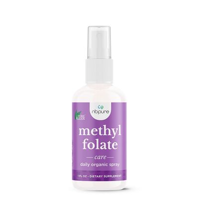 nbpure Methylfolate Vitamin B9 Spray Supplement, Liquid Folic Acid Spray, 1 oz