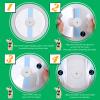 Nuanchu 48 Pack Shower Waterproof Patch Transparent Adhesive Patches Waterproof CGM Sensor Covers Protectors, Precut Clear Overpatch Tape Sticker with Hole for Shower Swimming Cycling Running(Blue) view 3