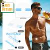 Nuanchu 48 Pack Shower Waterproof Patch Transparent Adhesive Patches Waterproof CGM Sensor Covers Protectors, Precut Clear Overpatch Tape Sticker with Hole for Shower Swimming Cycling Running(Blue) view 4