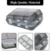 10 Grids Pill Cases Small Pill Organizer Box Weekly Travel Pill Organizer Portable Pocket Pill Case Holder Plastic Waterproof Container Box for Purse Pills Vitamin Fish Oil Daily Travel Use (4 Pieces) view 4