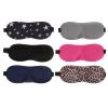 6pcs 3D Goggles Cover Eyes Cotton Travel Eye Shadow view 1