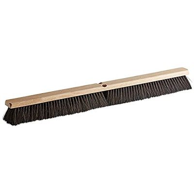 5 Pack! 36" Hardwood Push Broom Head with Horsehair/Polypropylene Bristle Blend and Wire Bristle Center Cleaning Brush Outdoor Broom Outdoor Storage Heavy Duty Broom Outside Broom