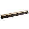 5 Pack! 36" Hardwood Push Broom Head with Horsehair/Polypropylene Bristle Blend and Wire Bristle Center Cleaning Brush Outdoor Broom Outdoor Storage Heavy Duty Broom Outside Broom view 1
