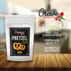 Crave Coarse Pretzel Salt 1.5 Pound Large Bag For Soft Pretzels - Premium All Natural Coarse Food Grade Topping - For Bagels & Breads too! view 2