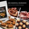 Crave Coarse Pretzel Salt 1.5 Pound Large Bag For Soft Pretzels - Premium All Natural Coarse Food Grade Topping - For Bagels & Breads too! view 4