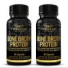 FREZZOR Bone Broth Protein Capsules, 100% Grass-Fed New Zealand Cattle Source, Joint, Skin, Hair & Nail Support, Amino Acids, 90 Capsules, 2 Count view 1