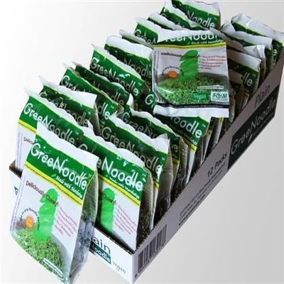 All Natural Noodles Made with Moroheiya, Plain, 3.5 oz (Pack of 12) Set of 2