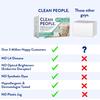 The Clean People Fabric Softener Sheets - Dryer Sheets - Softens & Removes Static Cling - Vegan Laundry Softener With Essential Oils - Fresh Scent, 120 Pack view 2