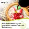 Mayde Popping Boba Pearls for Drinks, Desserts, & Breakfast Bowls (Green Apple Flavor, 7 Pounds) view 4