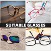 96 Pairs of Eyeglasses Nose Pads Glasses Support Nose Pads Soft Foam Self-Adhesive Nose Pads Sponge Anti-Slip Nose Pads for Sunglasses, Glasses, Children's Glasses (1 mm) view 4