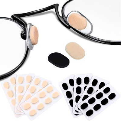 Frienda 96 Pairs Sponge Glasses Nose Pads Soft Foam Self Adhesive Nose Pads Drop Shaped Anti-slip Eyeglass Nose Pads(9 mm x 6 mm x 1.5 mm)
