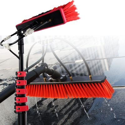 WZFANJIJ Window Cleaning Pole, Water Fed Telescopic Brush, Extendable Cleaner Conservatory Roof, Cleaning Photovoltaic and Solar Panels,36FT/11M