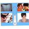 Froiny 5pcs Tongue Cleaner Tongue Scraping Brush Oral Hygiene Cleaning Tool Dental Care Supplies view 4