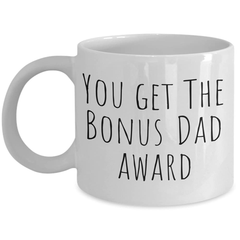 Best Dad Award Gift Mug, Father's Day Gift, Gift for Step Dad, Gift from Step Daughter or Step Son, Fathers Day Gift, Coffee and Tea Cup
