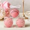 Jutieuo 100 Pack 2x2x2 Inches Clear Favor Boxes with Ribbons, Mini Transparent Cube Treat Boxes for Candy & Chocolate Bomb, Plastic Individual Macaron Packaging Box for 2 view 4