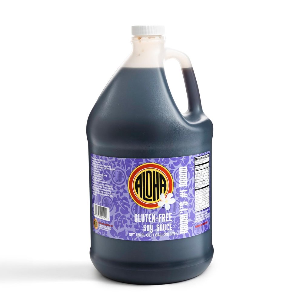 Aloha Shoyu - Gluten Free Soy Sauce - Smooth, Balanced Soy Sauce - Made in Hawaii - 1 Gallon