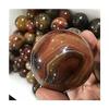1pc Natural Quartz Sphere Agate Sardonyx Ball Crystals Healing Stones for Home Decoration 40mm view 1