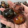 1pc Natural Quartz Sphere Agate Sardonyx Ball Crystals Healing Stones for Home Decoration 40mm view 2
