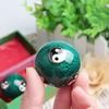 Acxico 2Pcs Chinese Health Exercise Stress Baoding Balls Relaxation Therapy YIN YANG view 3