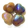 1pc Natural Quartz Crystal Stone Angeles Aura Agate Heart Shaped for Folk Crafts 50mm view 4
