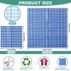 Tatuo 100 Pcs Gingham Paper Napkins Blue and White Checkered Napkin Disposable Bulk 12.9x12.9 in Buffalo Plaid Dinner Paper Hand Towel 3 Layer for Picnic BBQ Birthday Wedding Cocktail Pizza Party view 2