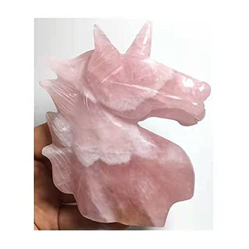 1pc Natural Crystal Crafts Jewelry Hand Engraving Rose Quartz Crystal for Decoration 120mm