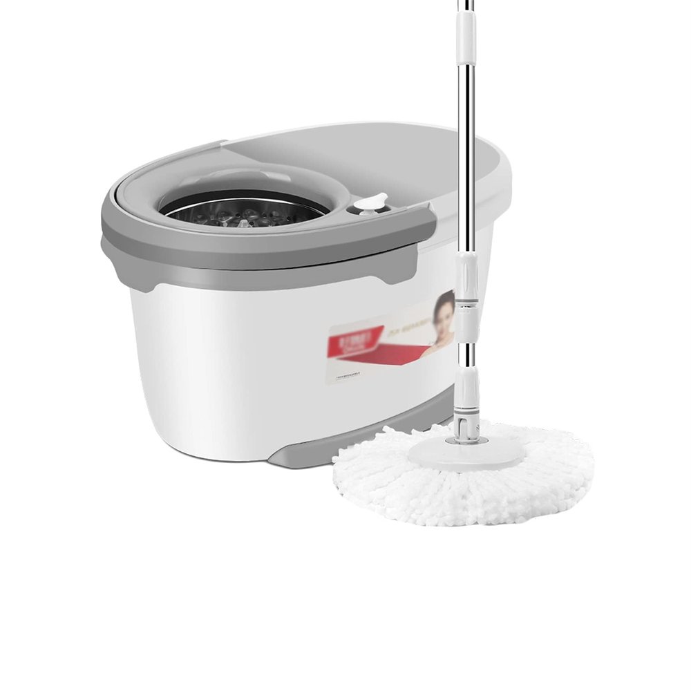 Mop With Bucket, Reusable Washable Replaceable Cloth High Efficiency Spin Dehydration Rotation Mops Adjustable Telescopic Rod