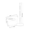 Mop With Bucket, Reusable Washable Replaceable Cloth High Efficiency Spin Dehydration Rotation Mops Adjustable Telescopic Rod view 2