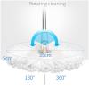 Mop With Bucket, Reusable Washable Replaceable Cloth High Efficiency Spin Dehydration Rotation Mops Adjustable Telescopic Rod view 4
