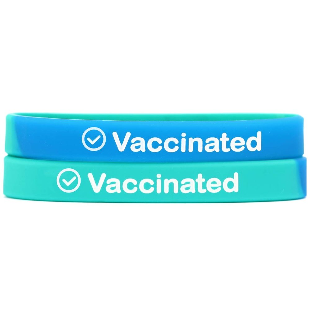 SayitBands 2 Youth Size Vaccinated Wristbands