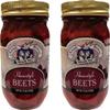 Amish Wedding Foods Pickled Beets, 2-Pack 15 oz. Pint Jars (Homestyle Beets) view 1