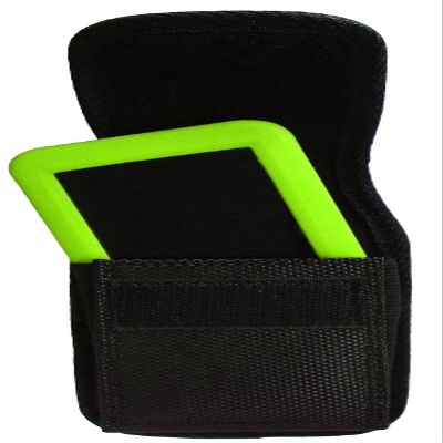 Premium Classic Style Pouch case(Large) with Belt Clip for G6 Mobile CGM Receiver with Protective case (Cover) on (L-Black-V2)