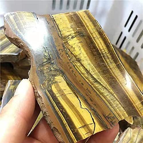 1pc Natural Healing Massage Coaster Stone Tiger Eye Stone Slice for Home Decoration