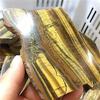 1pc Natural Healing Massage Coaster Stone Tiger Eye Stone Slice for Home Decoration view 1
