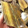 1pc Natural Healing Massage Coaster Stone Tiger Eye Stone Slice for Home Decoration view 3