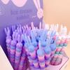 Angelastore 4pcs Cartoon Ice Cream Rabbit Silicone Kawaii School Office Stationery Gel Pen Creative Cute Bunny Supply sweet lovely, 0.5mm view 4