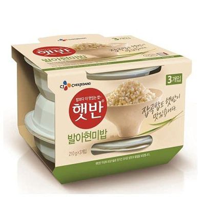 CJ COOKED RICE ASSORTED COLLECTION [CJ COOKED RICE] WHITE BROWN BLACK COMB - COKOYAM "A to Z" (BROWN, 3)